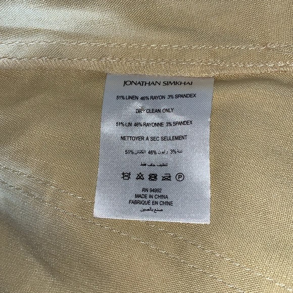 Jonathan Simkhai linen blend shorts - Final sale on their website - Picture 6 of 8